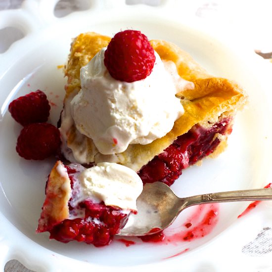 Raspberry Pie - Recipe photo by theseasidebaker