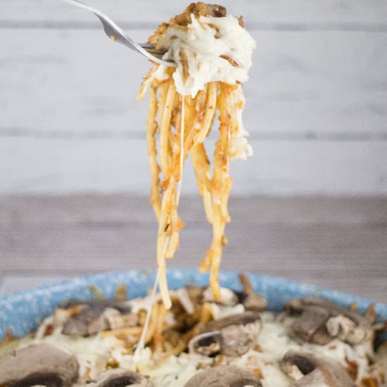 Leftover Spaghetti Casserole - Recipe photo by pamelaz