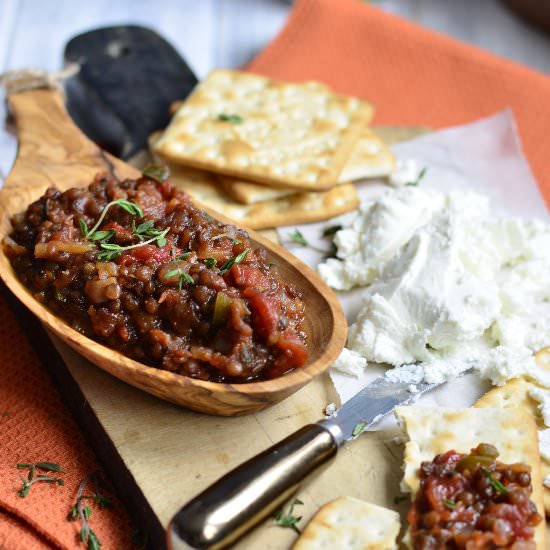 Tomato Lentil Relish - Recipe photo by Debjani