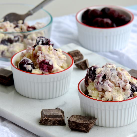 Ben and Jerry's Cherry Garcia - Recipe photo by Obsessive Cooking Disorder