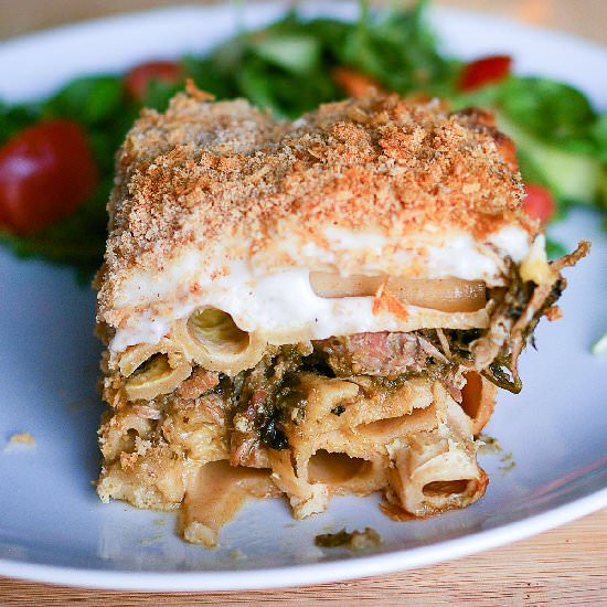 Chili Verde Pastitsio - Recipe photo by theyumyumfactor