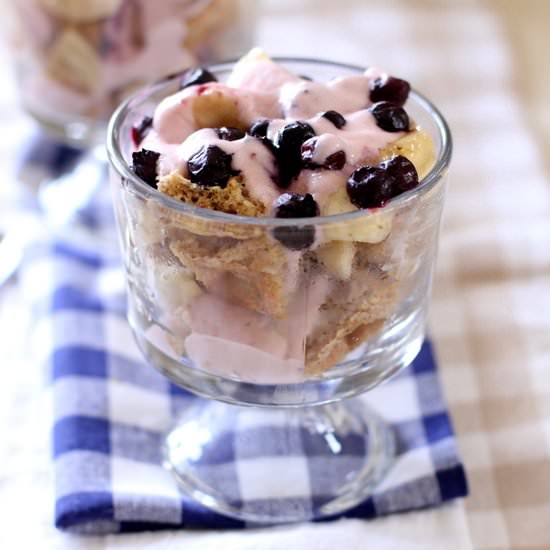 Spelt Waffle Parfaits - Recipe photo by graincrazy