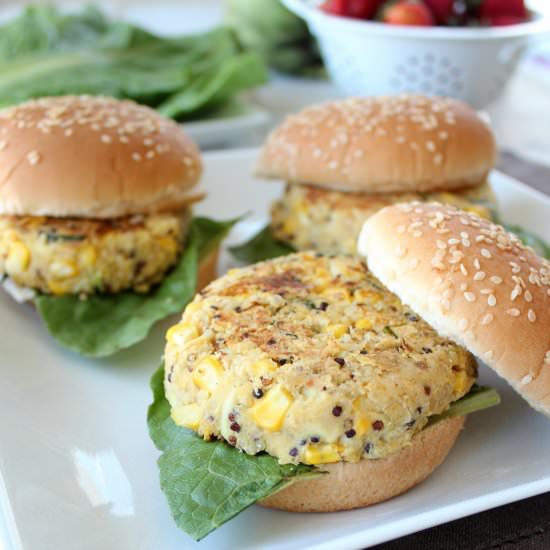 Zucchini Quinoa Burgers - Recipe photo by Whitney Bond