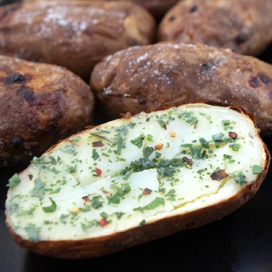 The Perfect Baked Potato - Recipe photo by cinemaandspice