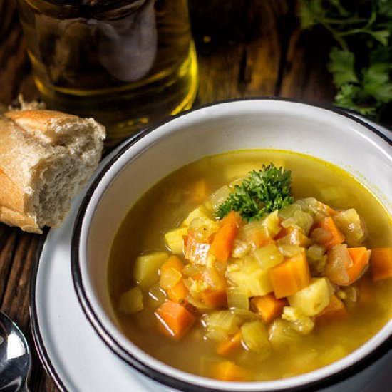 Vegetable Barley Soup - Recipe photo by SisBoomBlog