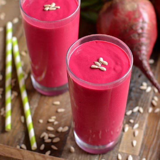 Shocking Pink Smoothie - Recipe photo by coffeeandquinoa