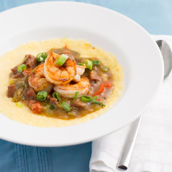 Shrimp & Grits - Recipe photo by GourmetMommy