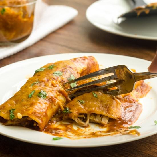 Mojo Pork Enchiladas - Recipe photo by The Spice Kit Recipes