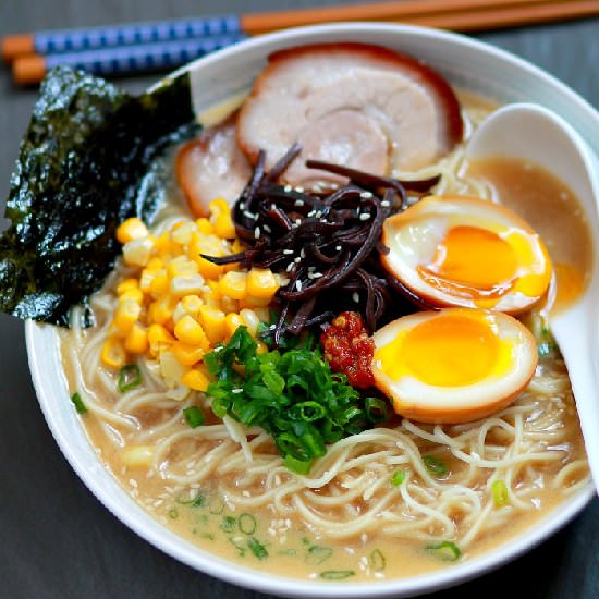 Tonkotsu Ramen - Recipe photo by mybarecupboard