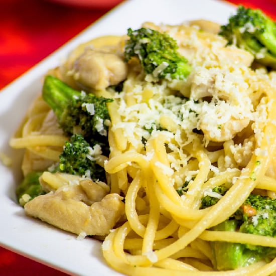 Chicken Spaghetti with White Sauce - Recipe photo by Priyanka DK