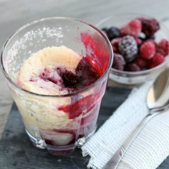 Single-Serving Triple Berry Cobbler - Recipe photo by dessertnowdinnerlater
