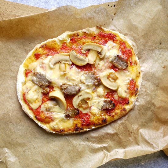 Easy Handmade Pizza : ABin5 dough - Recipe photo by monoandco