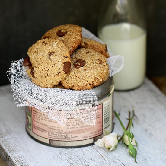 Almond Honey Wholegrain Cookies - Recipe photo by vindee