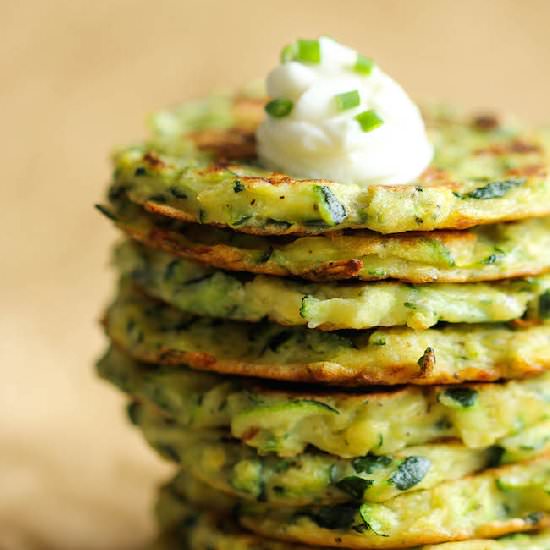 Zucchini Fritters - Recipe photo by damndelicious