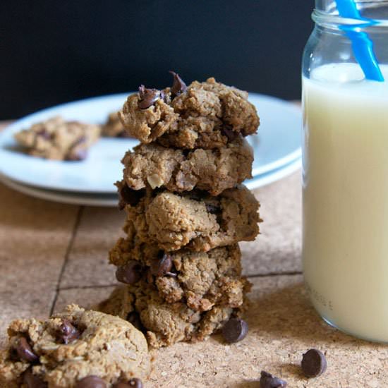 Chocolate Chickpea Cookies - Recipe photo by thealmondeater