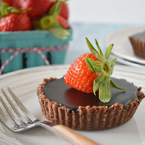 Chocolate Hazelnut Tart - Recipe photo by ourpaleolife