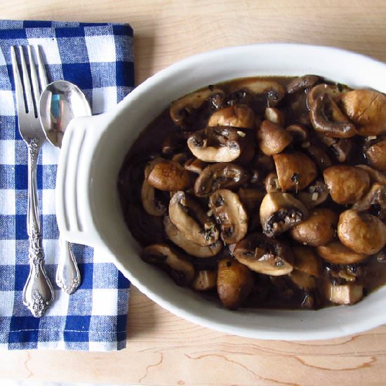 Braised Mushrooms - Recipe photo by Happy Food Happy Home