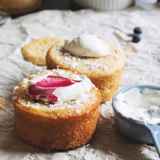 Buttermilk Cakes with Honey Caramel - Recipe photo by pancakeprincess