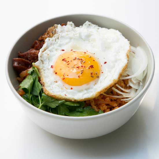 Chorizo "Kimchee" Fried Rice - Recipe photo by recipesinspired