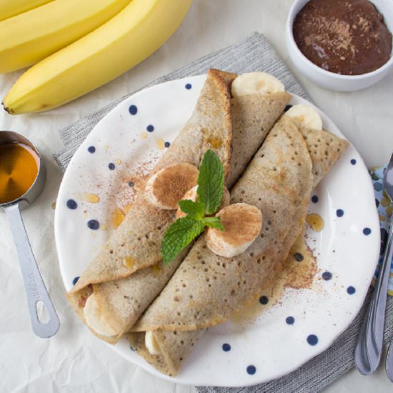 Gluten-Free Vegan Crepes - Recipe photo by SweetPotatoSoul