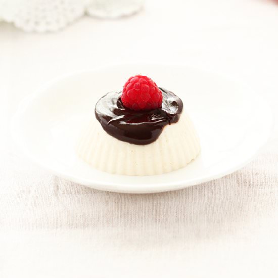Mini cheesecakes with ganache - Recipe photo by bayaderka