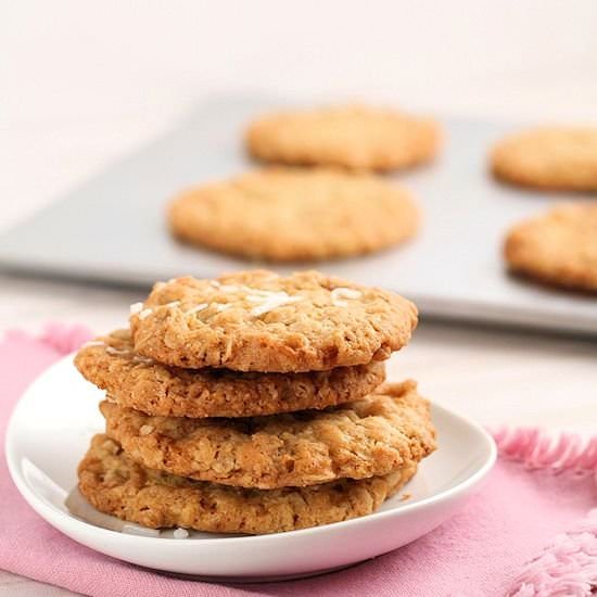 Crispy Coconut Oatmeal Cookies - Recipe photo by lcrowther