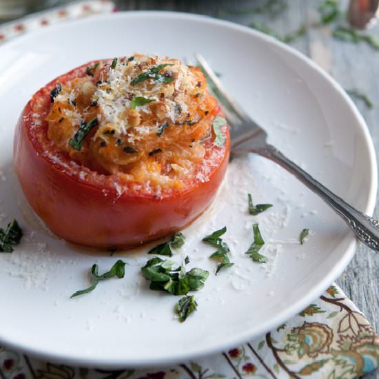Spaghetti Squash Pomodoro - Recipe photo by kitchen serendipity