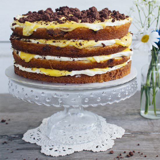 Chocolate Passionfruit Cake - Recipe photo by spicyicecream