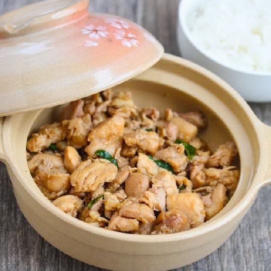 Three Cup Chicken - Recipe photo by kirbie
