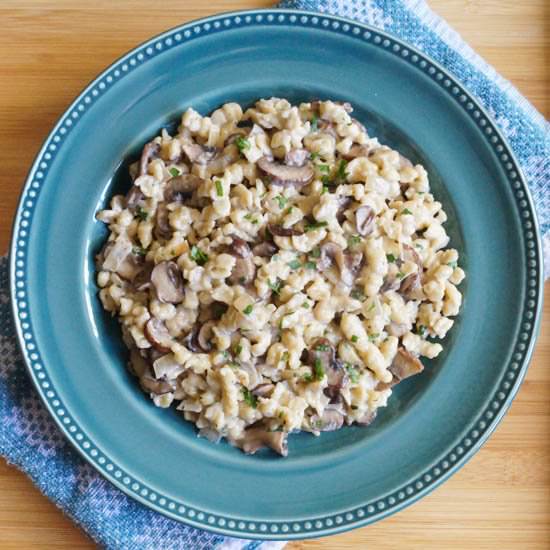 Spätzle mit Pilzen - Recipe photo by TaraMar