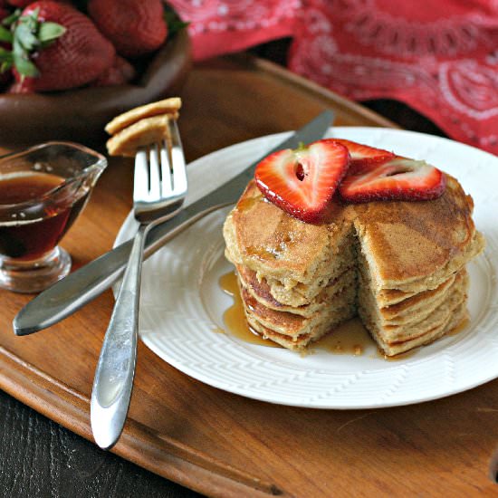 Grain Free Cashew Pancakes - Recipe photo by EverydayMaven