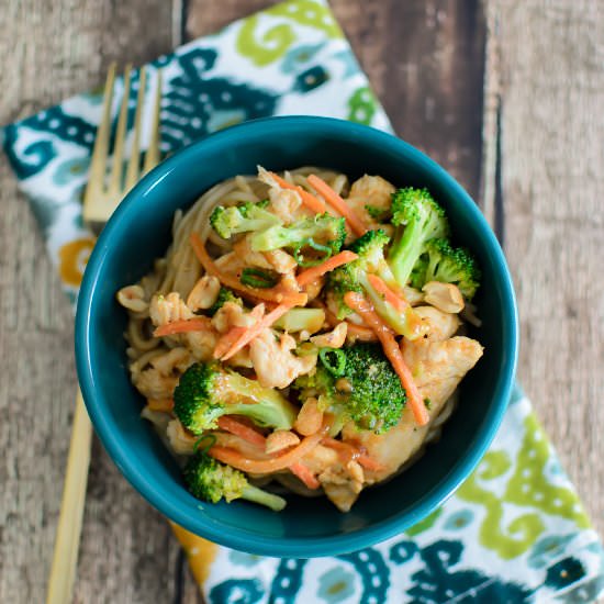 Thai Peanut Chicken Stir-Fry - Recipe photo by kitchenjoy