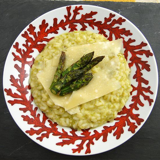 Asparagus Risotto - Recipe photo by Something New For Dinner