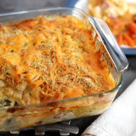 Ham and Cheese Potato Casserole - Recipe photo by momvstheboys