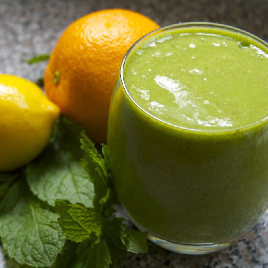 Mint-Citrus Smoothie - Recipe photo by koko