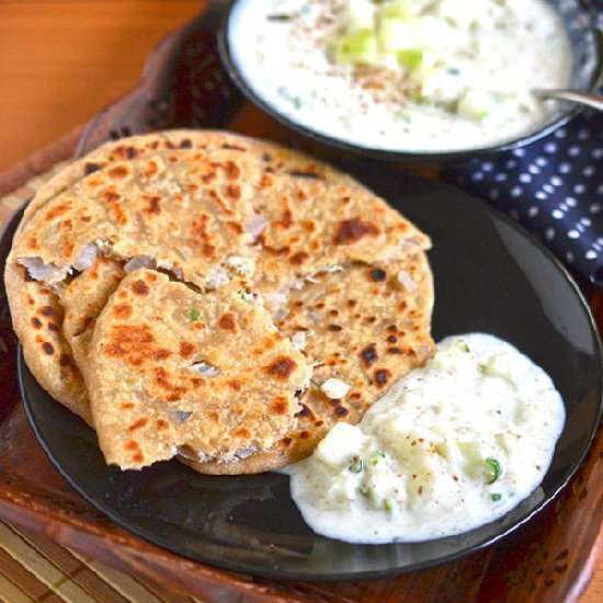 Mooli Paratha (Raddish Flat Bread) - Recipe photo by Indian Khana