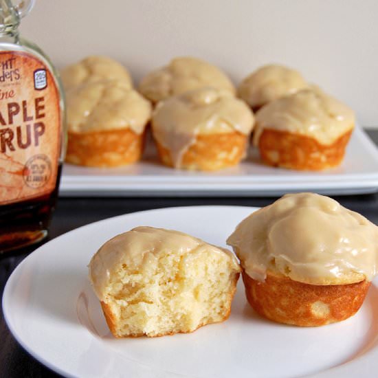 Gluten Free Mini Maple Yogurt Cakes - Recipe photo by emthebaker