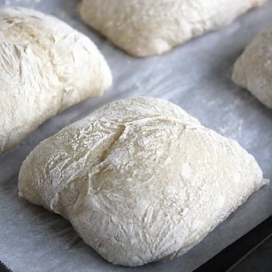 Ciabatta Rolls - Recipe photo by melissascuisine