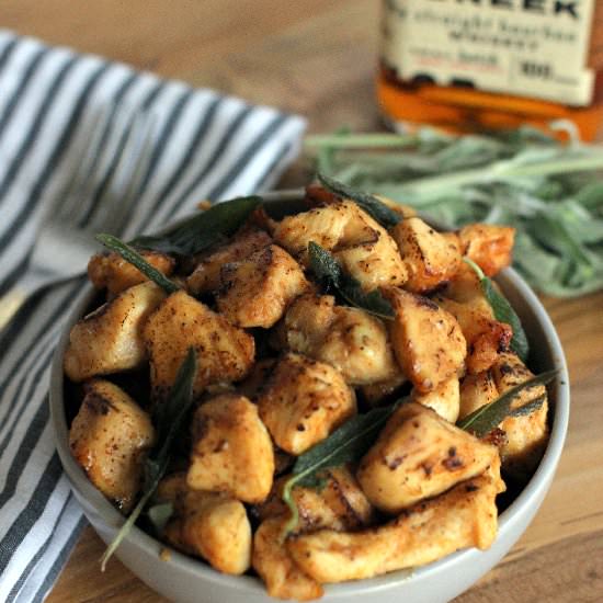 Maple Bourbon Roasted Chicken - Recipe photo by TheOwlwiththeGoblet