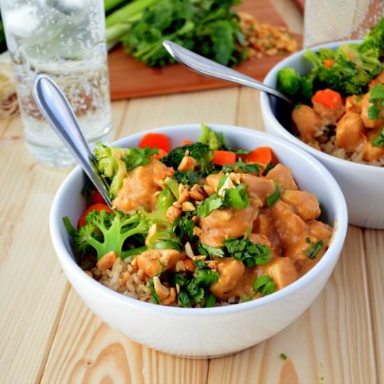 Easy Satay Chicken - Recipe photo by Sugar Dish Me
