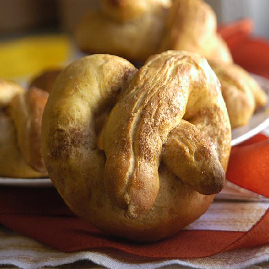 Sweet Potato Soft Pretzels - Recipe photo by bashfulbao