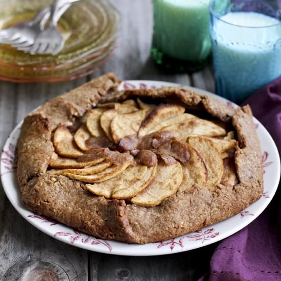 Apple Almond Galette - Recipe photo by calizona