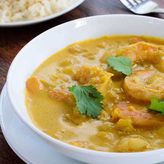 Indian Shrimp Coconut Curry - Recipe photo by The Spice Kit Recipes
