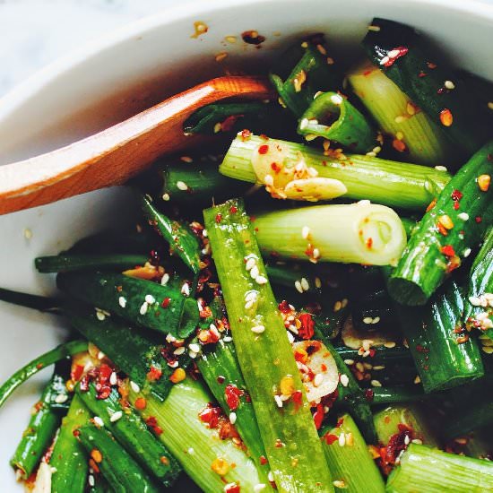 Scallion Kimchi - Recipe photo by thechefswife
