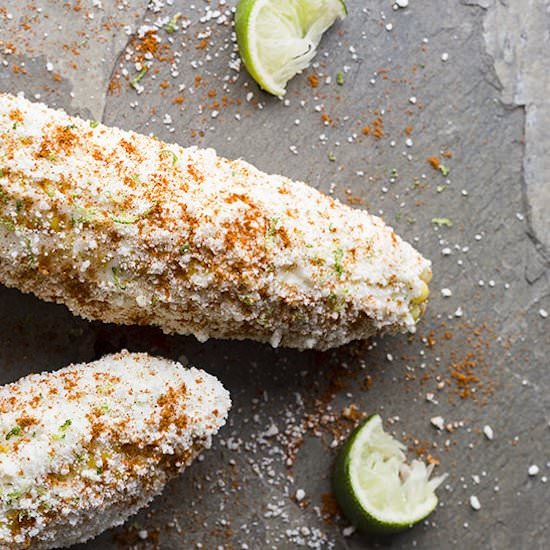 Elote Mexican Style Corn on the Cob - Recipe photo by sogoodblog