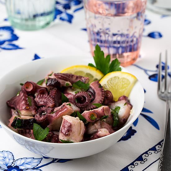 Pulpo Salad - Recipe photo by strudelandcream