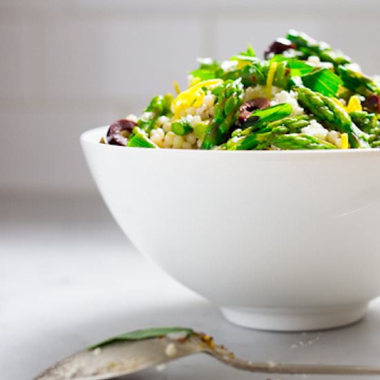 Roasted Asparagus Salad - Recipe photo by Feasting at Home
