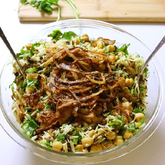 Basmati & Wild Rice with Chickpeas - Recipe photo by First Time Foods