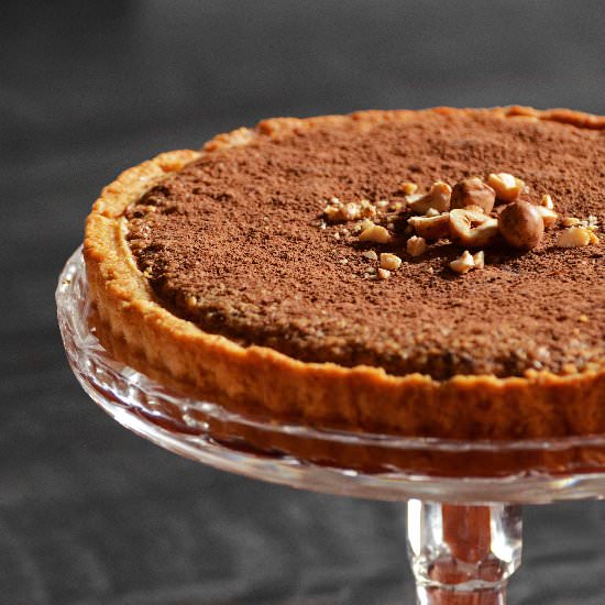 Chocolate and hazelnut tart - Recipe photo by italyonmymind