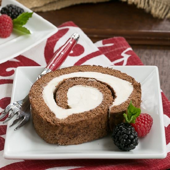 Chocolate Cake Roll - Recipe photo by thatskinnychickcanbake